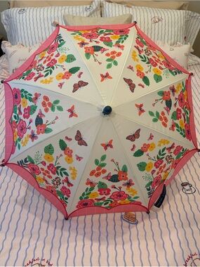 Stephen Joseph Pink Butterfly Kids Umbrella 💗🦋☔️